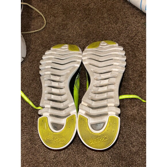 Reebok Sublite Yellow Black Women's Running Sneakers Size 7 - Picture 4 of 6